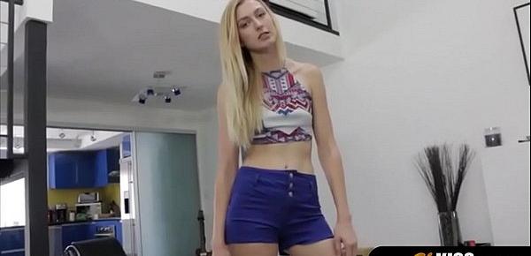  Blonde stepsister wants to try taboo sex with stepbrother